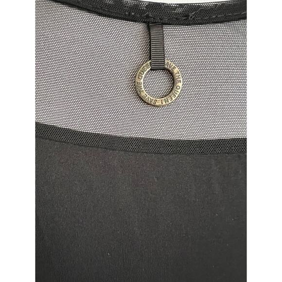 Save the Queen Mesh Lace Corset Style Top Y2K Gothic Sheer Long Sleeve - Picture 6 of 6